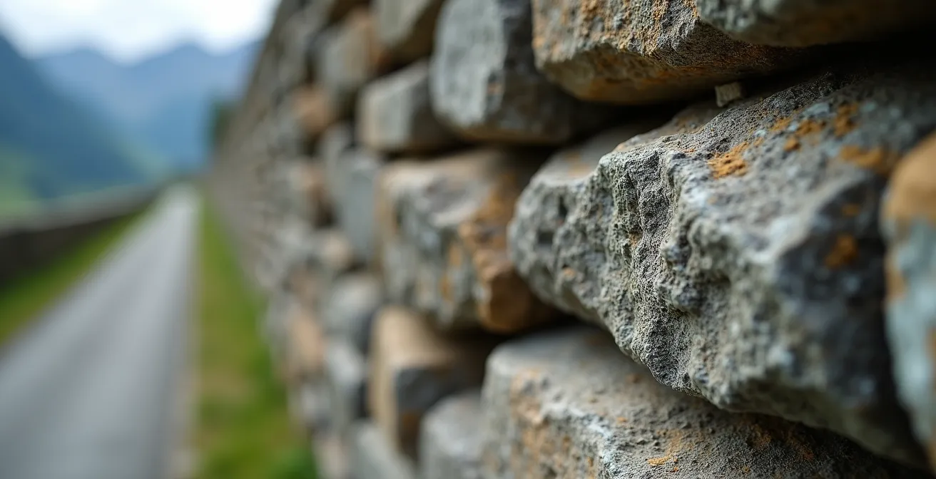 Vue panoramique de fermes dispersées sur les versants ensoleillés d'une vallée alpine